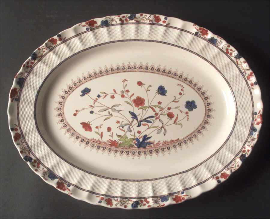 Mandalay 15" Oval Serving Platter by Spode-1