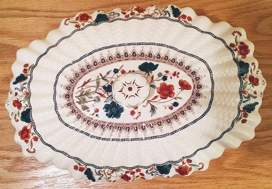 Mandalay Lid for Oval Vegetable by Spode-1