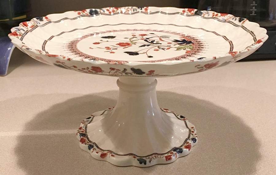 Mandalay 8" Diameter Pedestal Cake Stand by Spode-1