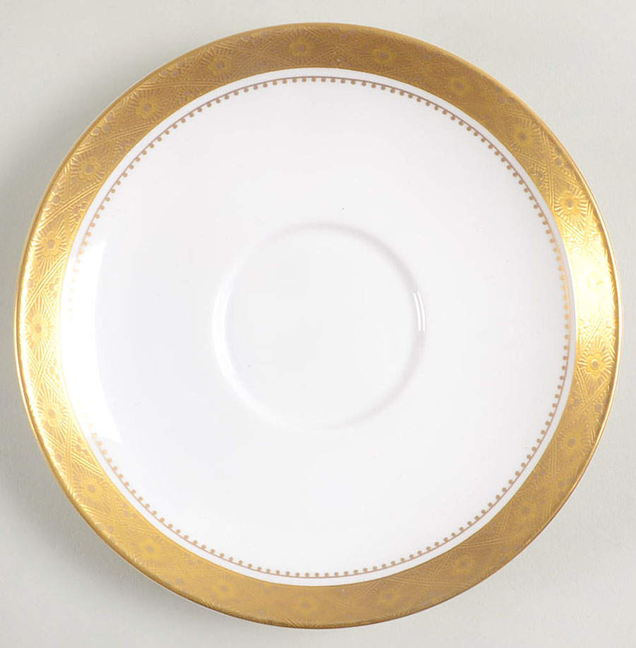 Mandarin Gold Saucer by Spode-1