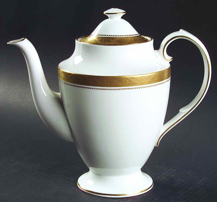 Mandarin Gold Coffee Pot & Lid by Spode-1