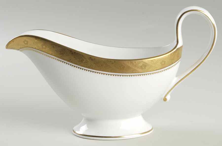 Mandarin Gold Gravy Boat by Spode-1