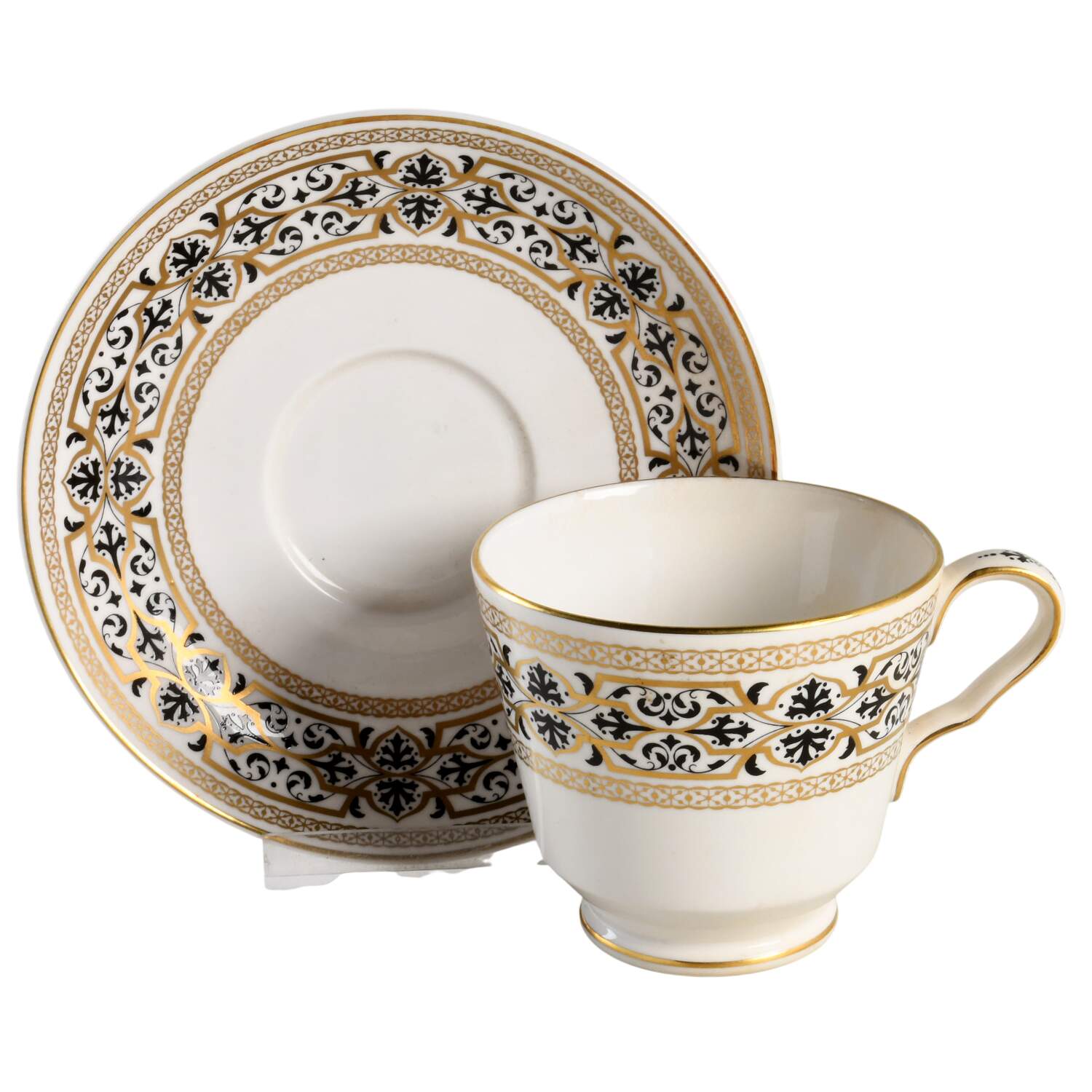 Mantilla Footed Cup & Saucer Set by Spode-1