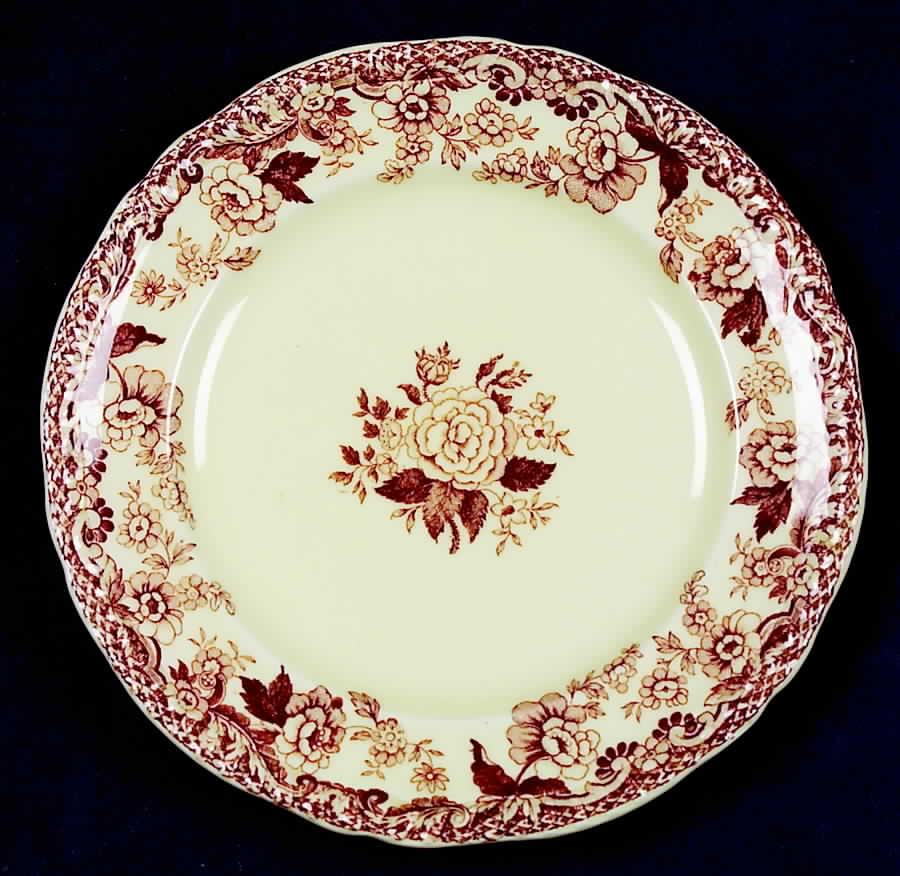 Marina Brown Small Bread & Butter Plate by Spode-1