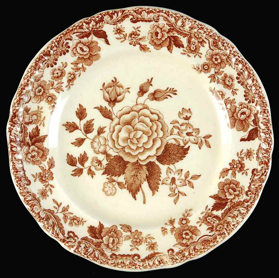 Marina Brown Small Bread & Butter Plate by Spode-1