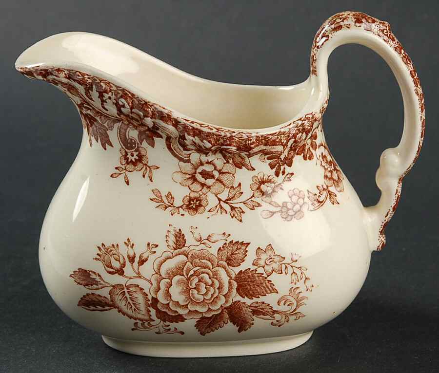 Marina Brown Creamer by Spode-1