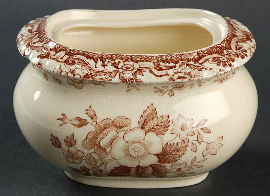 Marina Brown Sugar Bowl No Lid by Spode-1