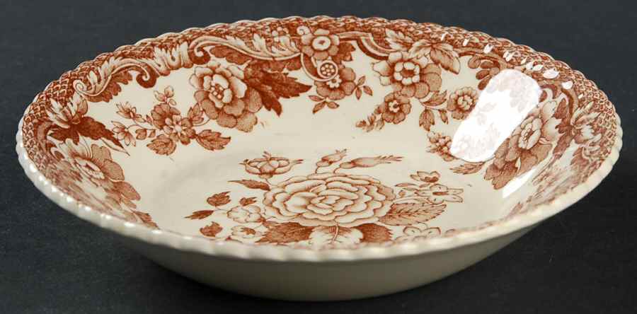 Marina Brown Fruit/Dessert (Sauce) Bowl by Spode-1