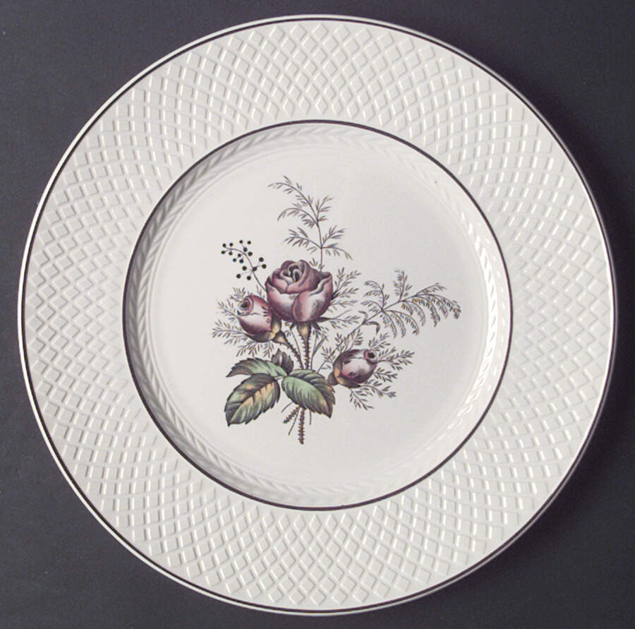 Mansard Rose Red Dinner Plate by Spode-1