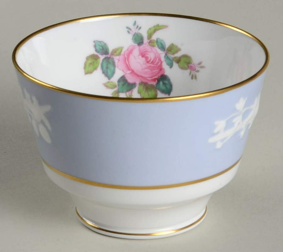 Maritime Rose Blue Open Sugar Bowl by Spode-1