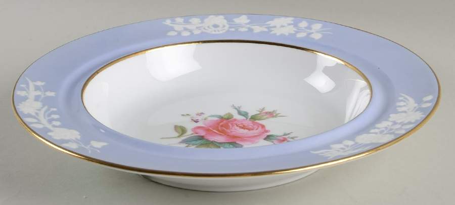 Maritime Rose Blue Muffin Dish No Lid by Spode-1
