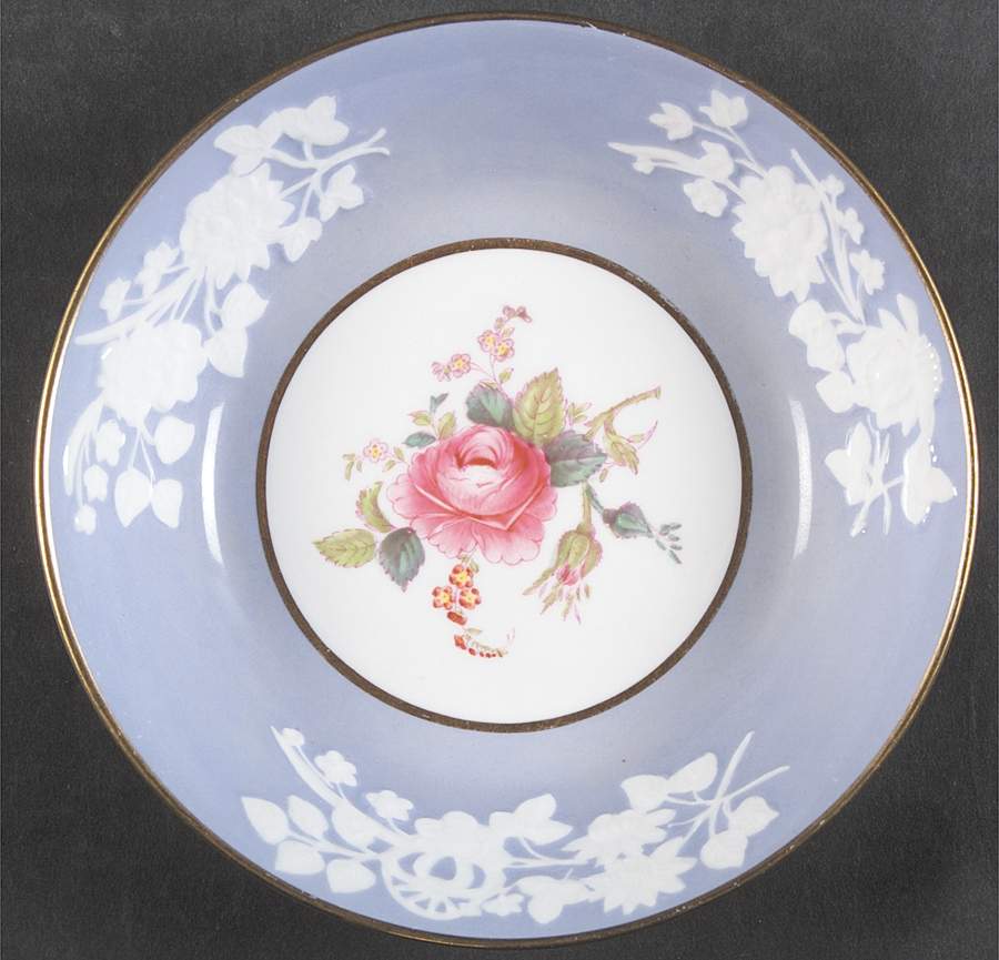 Maritime Rose Blue Coupe Cereal Bowl by Spode-1