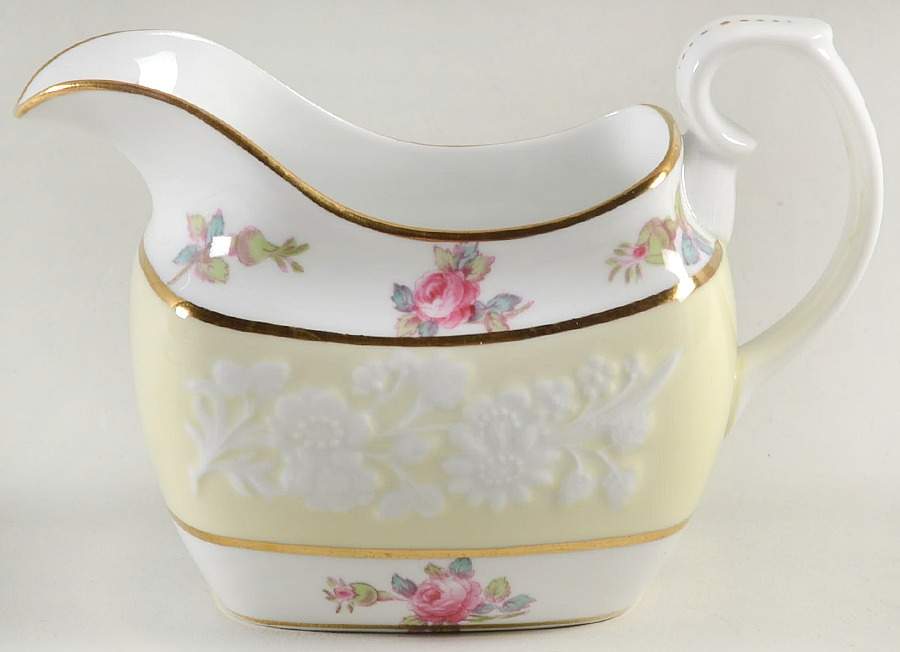 Maritime Rose Paleyellow Creamer by Spode-1