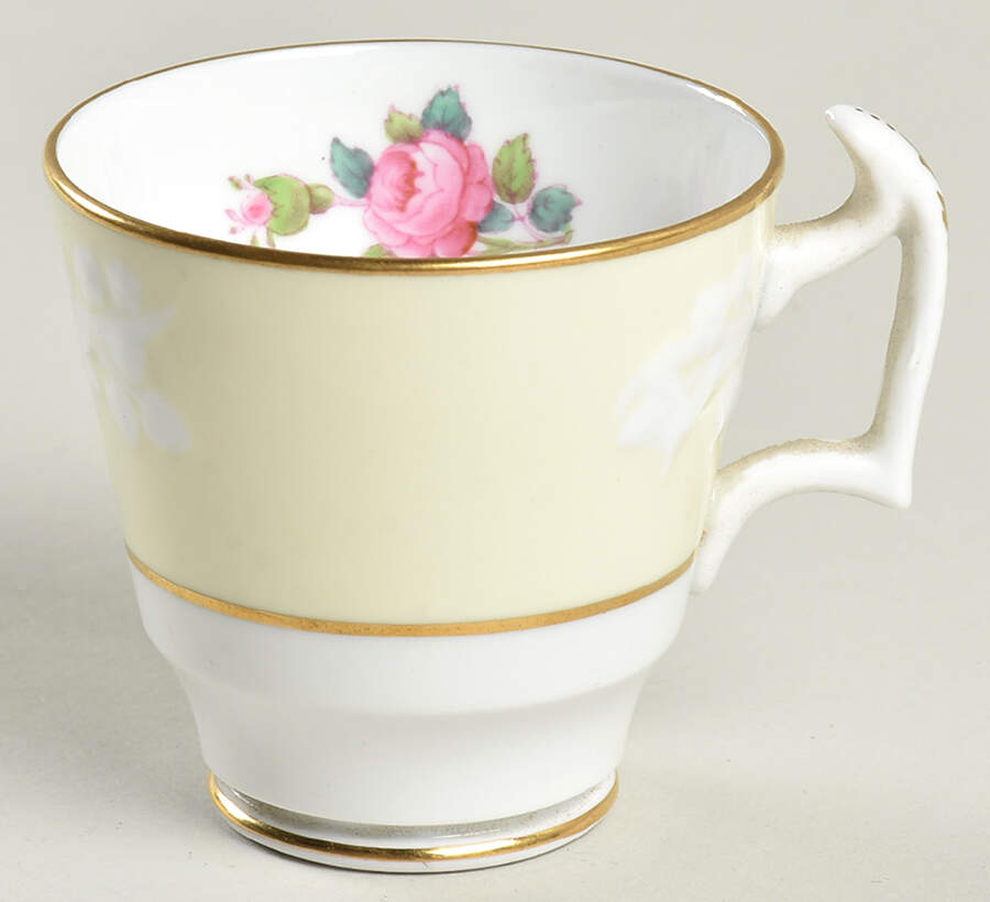 Maritime Rose Paleyellow Footed Demitasse Cup by Spode-1
