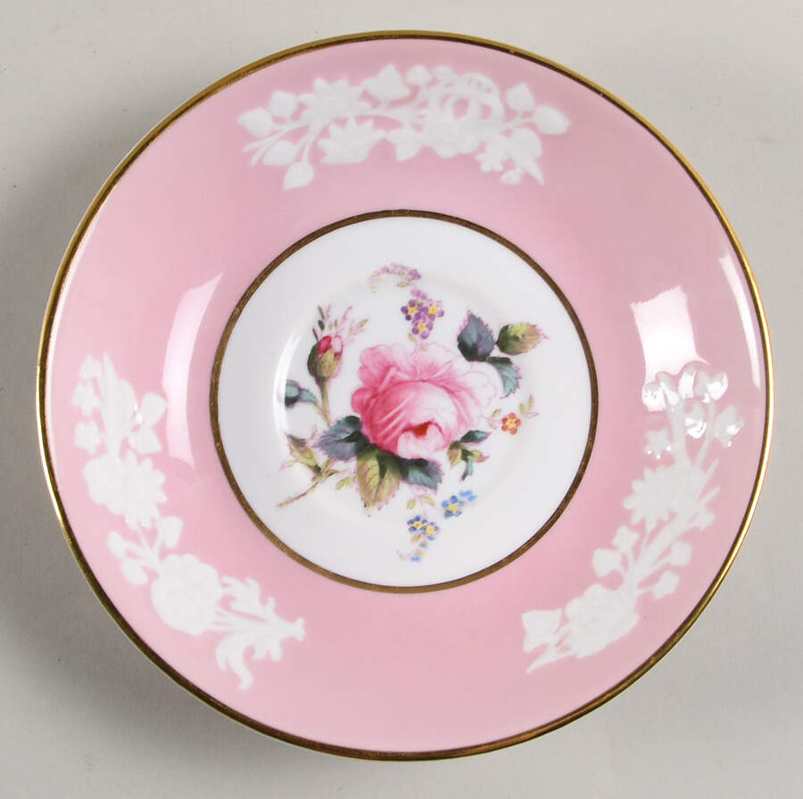 Maritime Rose Light Pink (Smooth) Saucer by Spode-1
