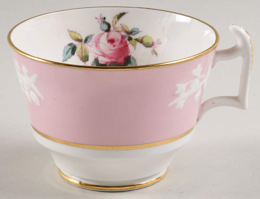 Maritime Rose Light Pink (Smooth) Footed Cup by Spode-1