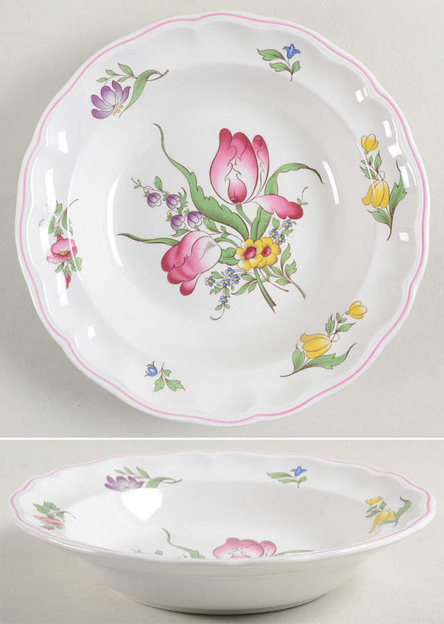 Marlborough Sprays Rim Soup Bowl by Spode-1