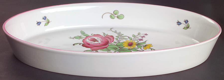 Marlborough Sprays 12'' Oval Baker by Spode-1