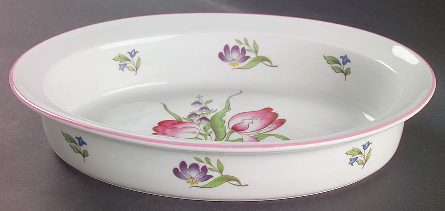 Marlborough Sprays 11" Oval Baker by Spode-1