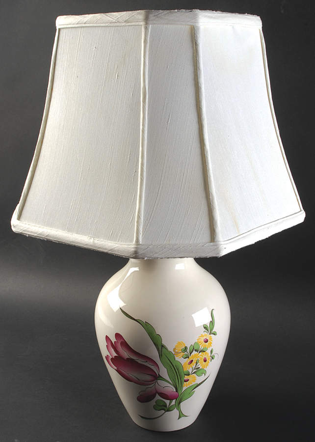 Marlborough Sprays 20" Electric Lamp & Shade by Spode-1