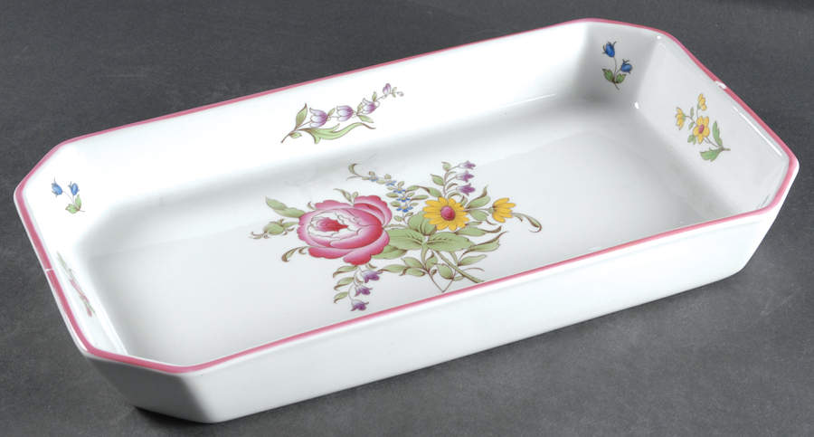 Marlborough Sprays 14" Rectangular Baker by Spode-1