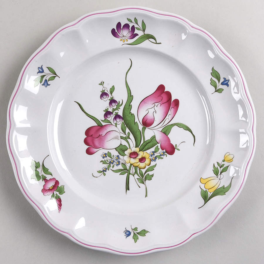 Marlborough Sprays Luncheon Plate by Spode-1