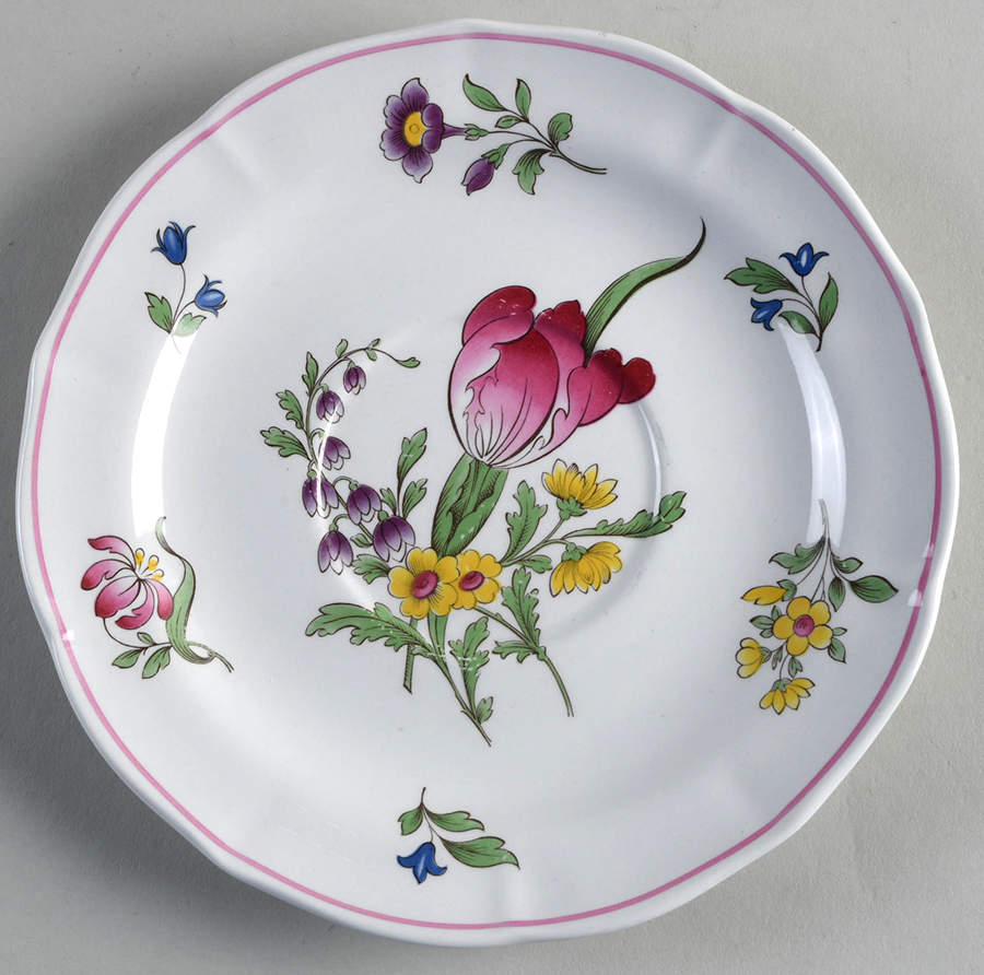 Marlborough Sprays Saucer for Cream Soup Bowl by Spode-1