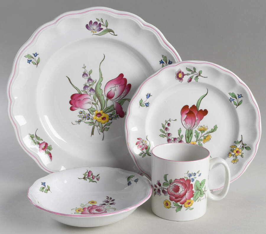 Marlborough Sprays 4 Piece Place Setting by Spode-1