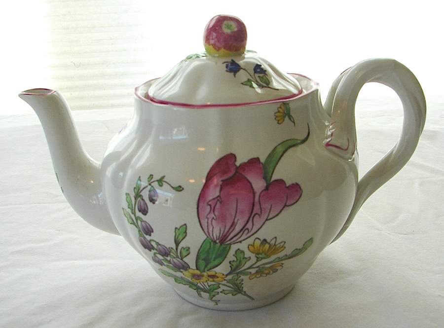 Marlborough Sprays Small Teapot & Lid by Spode-1