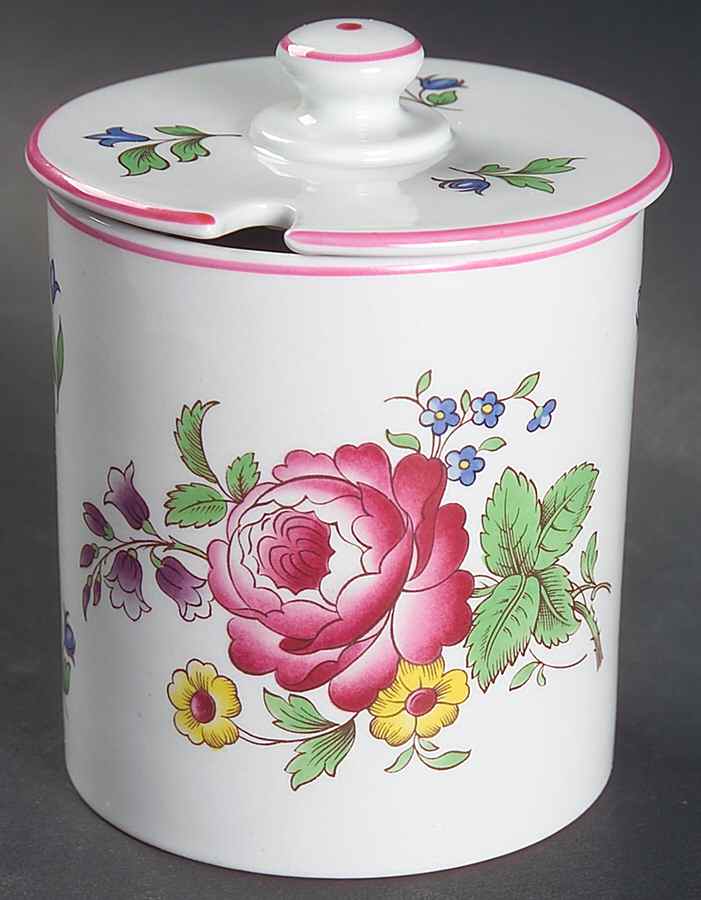 Marlborough Sprays Jam/Jelly & Lid by Spode-1