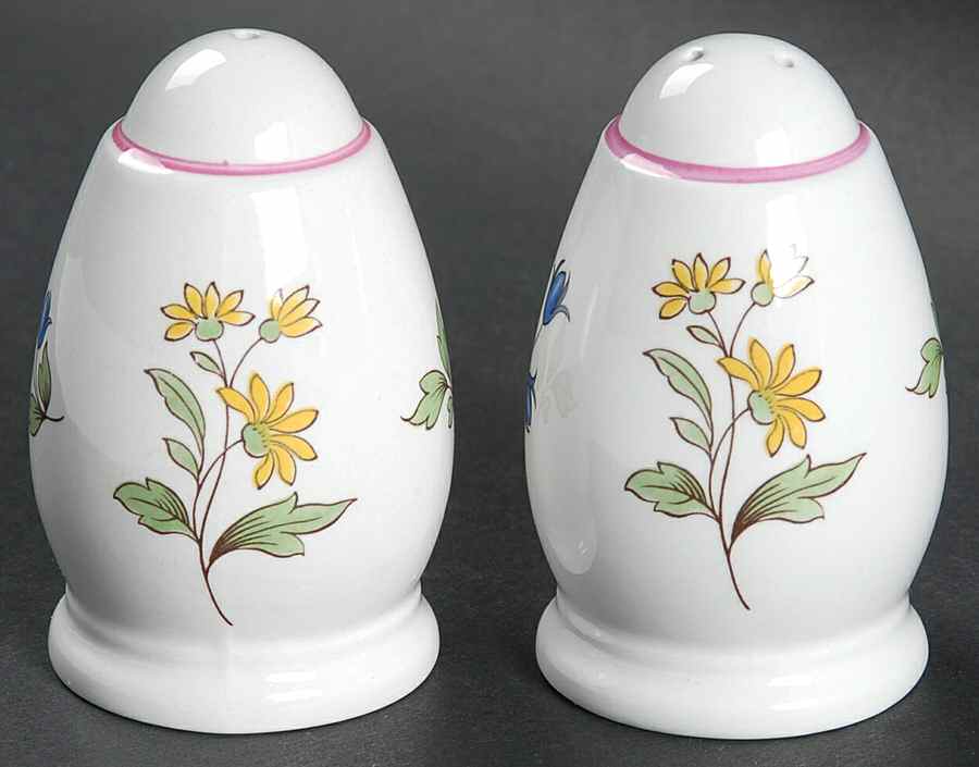Marlborough Sprays Salt & Pepper Set by Spode-1