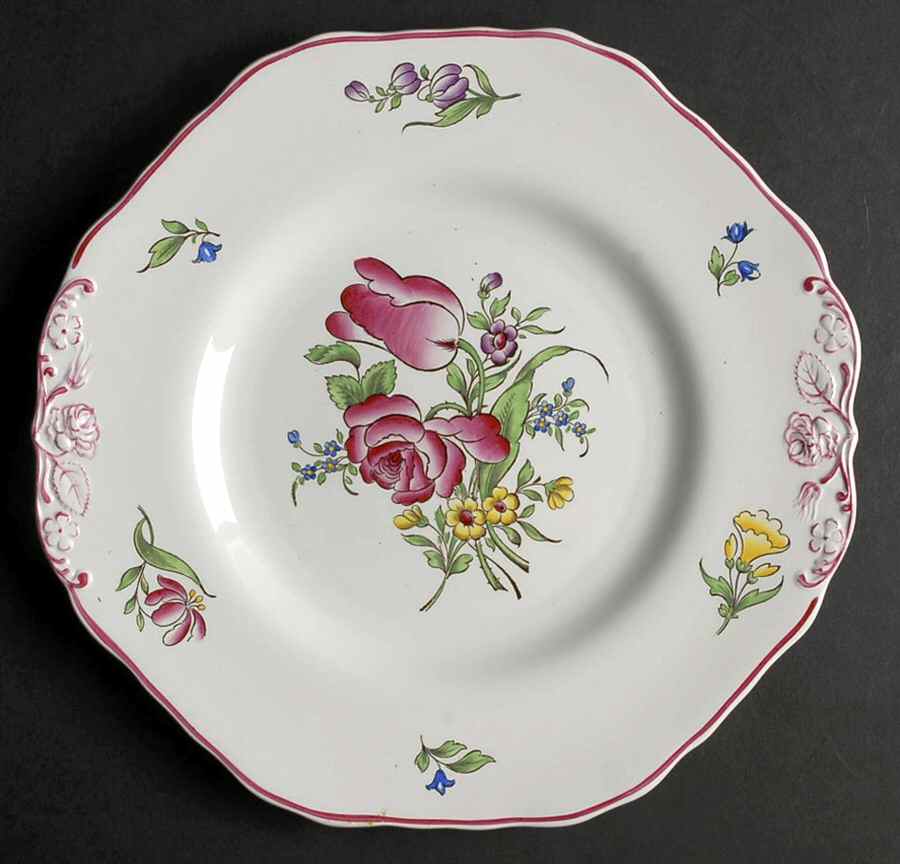 Marlborough Sprays Handled Cake Plate by Spode-1