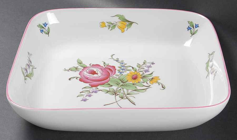 Marlborough Sprays 10" Square Baker by Spode-1