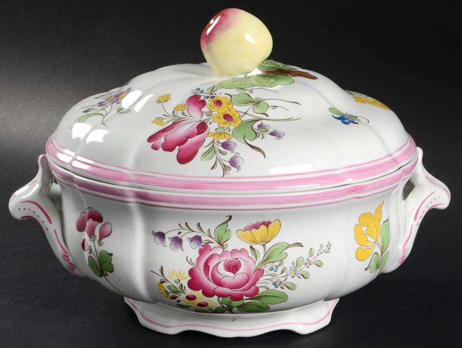 Marlborough Sprays Round Covered Vegetable by Spode-1