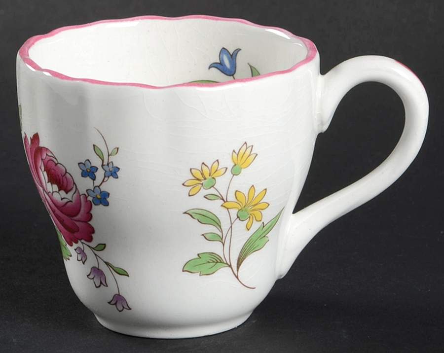 Marlborough Sprays Flat Demitasse Cup by Spode-1
