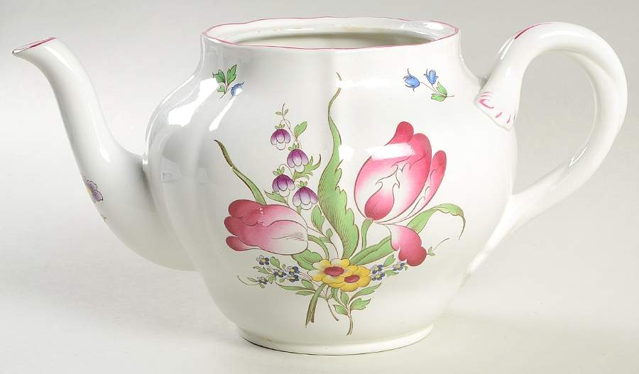 Marlborough Sprays Teapot No Lid by Spode-1