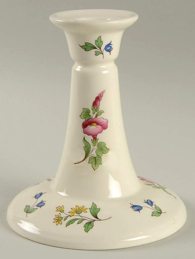 Marlborough Sprays 5" Candlestick by Spode-1
