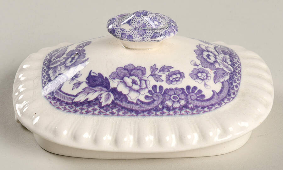 Mayflower Lid for Teapot by Spode-1