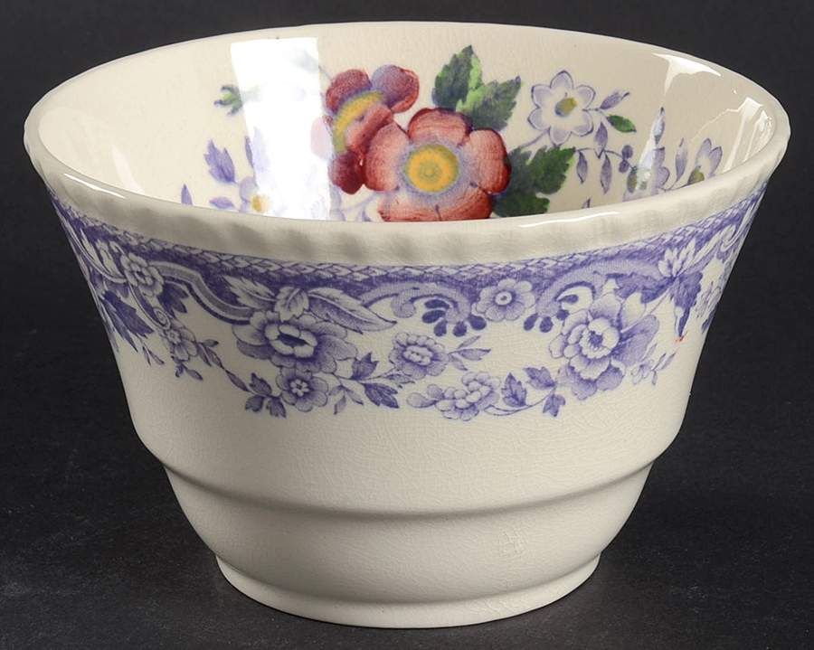 Mayflower Cranberry Bowl by Spode-1