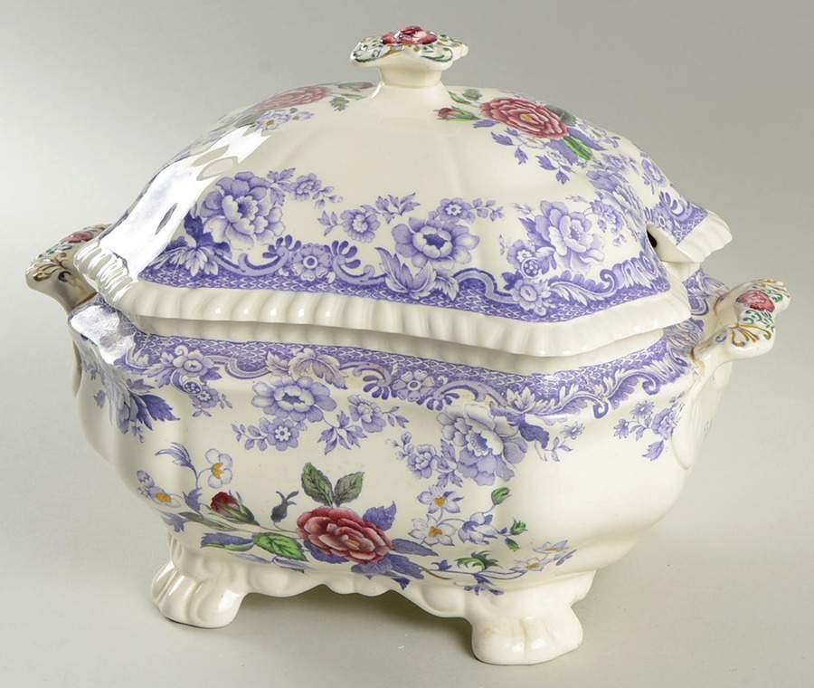Mayflower Small Tureen & Lid by Spode-1