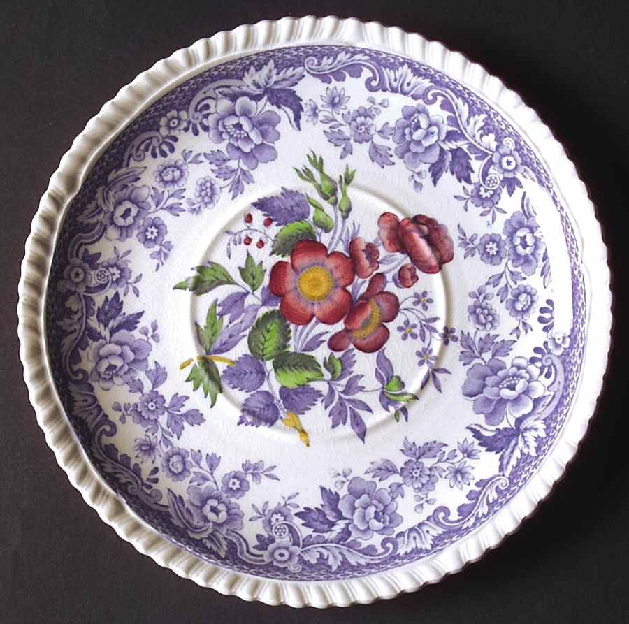 Mayflower Saucer for Cream Soup Bowl by Spode-1