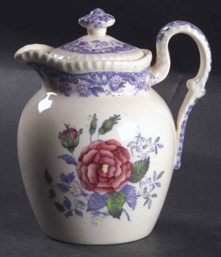 Mayflower Large Syrup with Lid by Spode-1