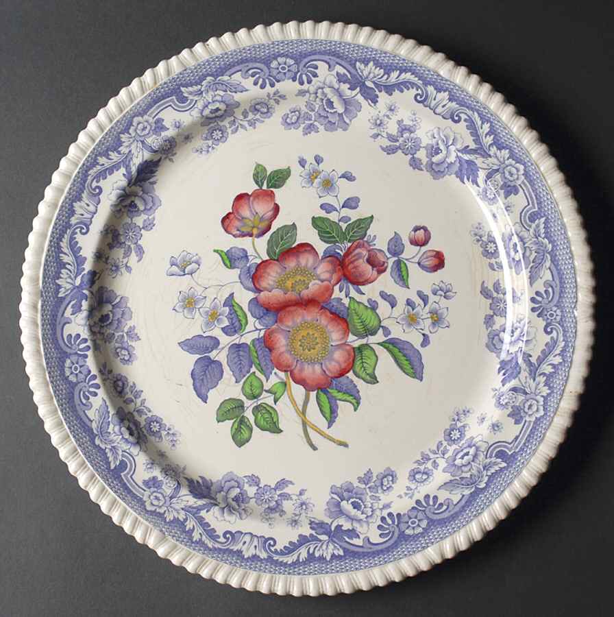 Mayflower Large Chop Plate (Round Platter) by Spode-1