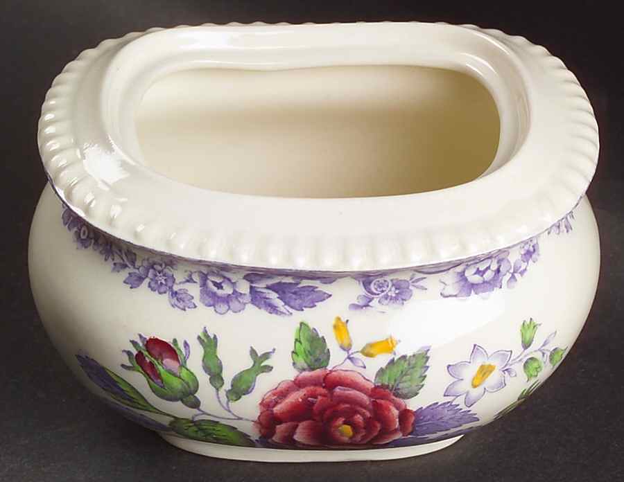 Mayflower Sugar Bowl No Lid by Spode-1