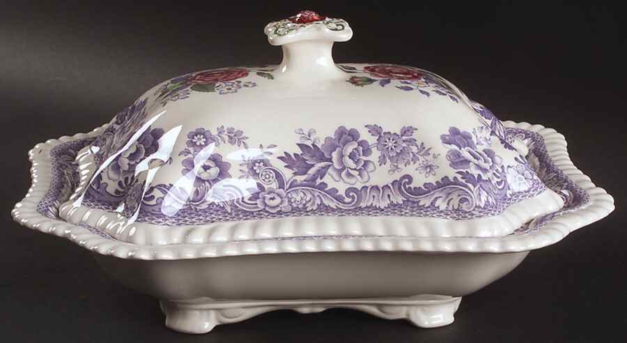 Mayflower Rectangular Covered Vegetable by Spode-1