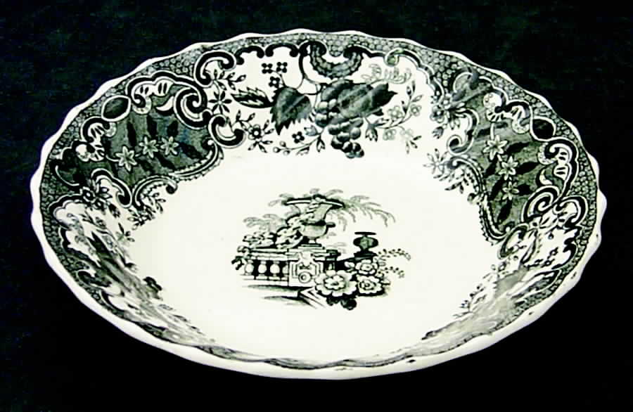 May Black Fruit/Dessert (Sauce) Bowl by Spode-1