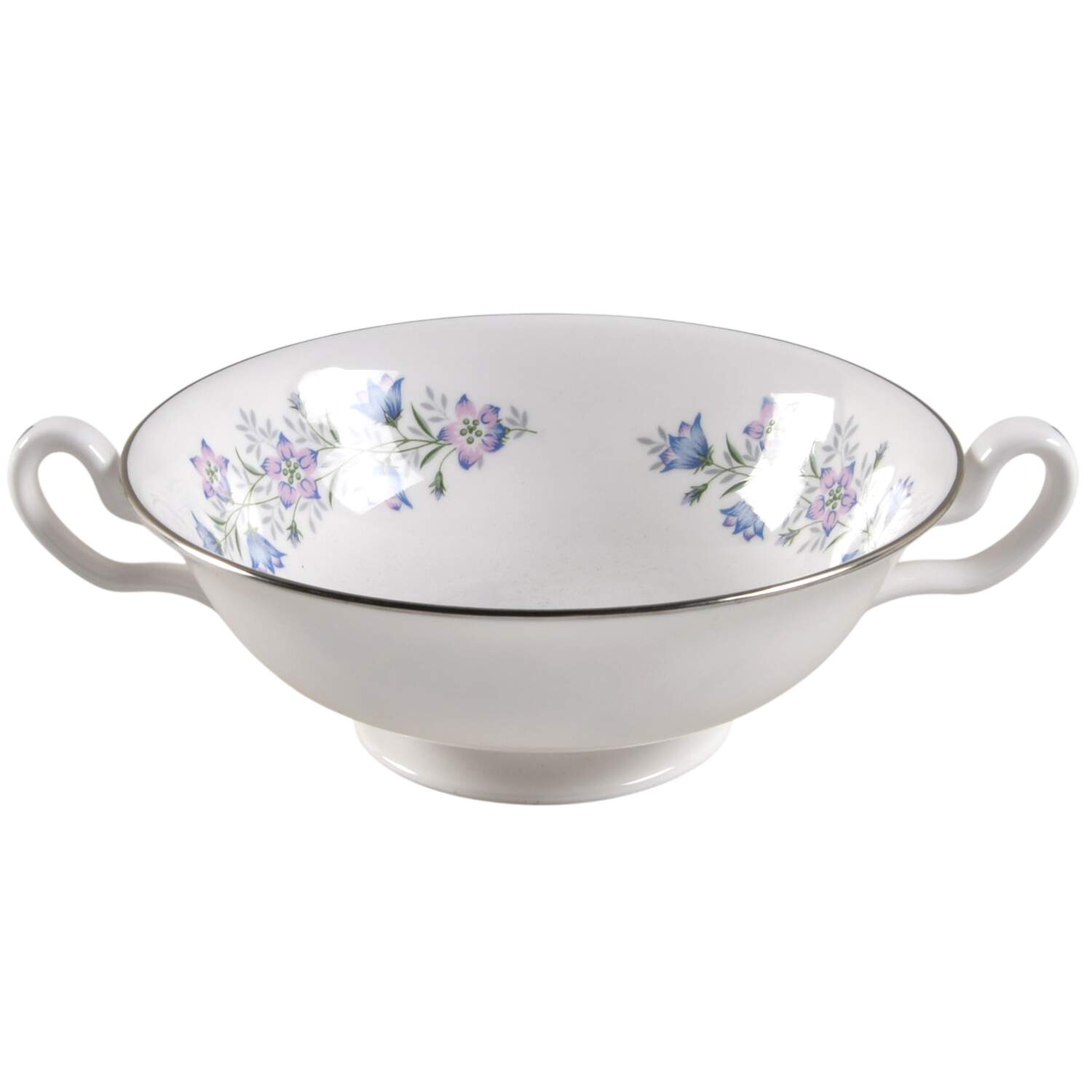 Maytime Footed Cream Soup Bowl by Spode-1