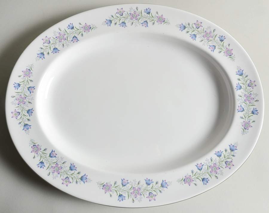 Maytime 14" Oval Serving Platter by Spode-1