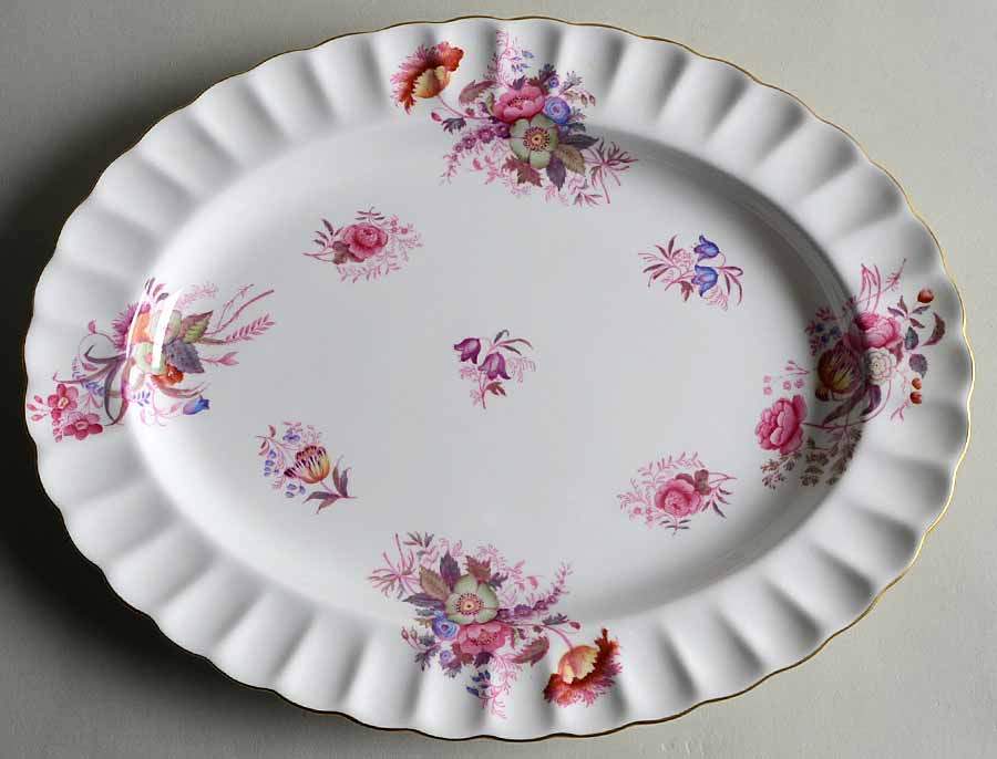 Meadowbrook 12" Oval Serving Platter by Spode-1
