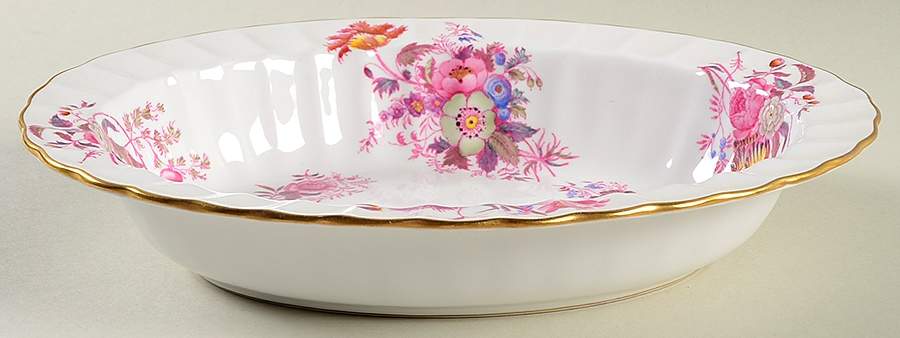 Meadowbrook 9" Oval Vegetable Bowl by Spode-1